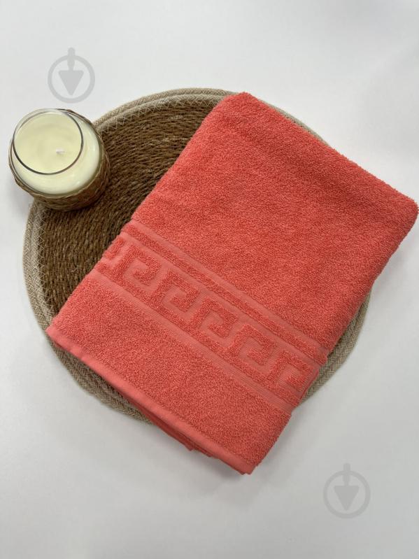 Рушник 50x90 см персиковий IDEAL TEXTILE - фото 2