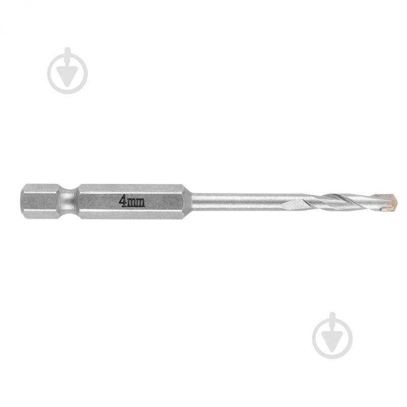 Сверло по бетону GRAPHITE 4,0 мм HEX 56T401 - фото 1