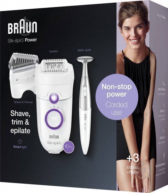 Епілятор Braun Silk epil 5 SE 5-825P - фото 7