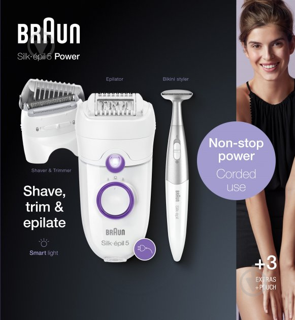 Епілятор Braun Silk epil 5 SE 5-825P - фото 6