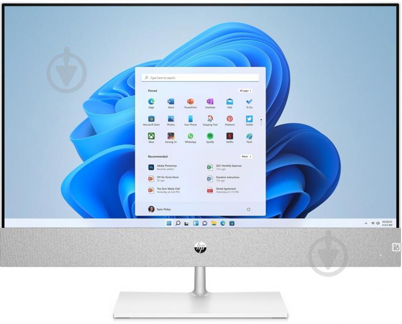 Моноблок HP Pavilion 27 (6C8M8EA) white - фото 1