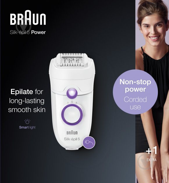 Эпилятор Braun SILK_EPIL 5 SE 5-505P (81746860) - фото 7