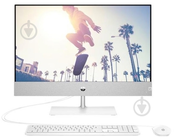 Моноблок HP Pavilion 23,8 (6C8F0EA) white - фото 1