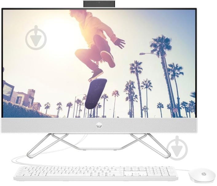 Моноблок HP All-in-One 27 (68A07EA) white - фото 1