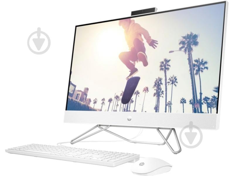 Моноблок HP All-in-One 27 (68A07EA) white - фото 3