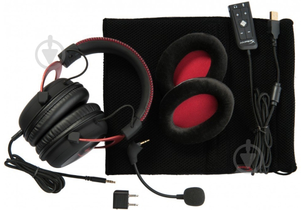 Наушники HyperX Cloud II Gaming black/red (KHX-HSCP-RD) - фото 6