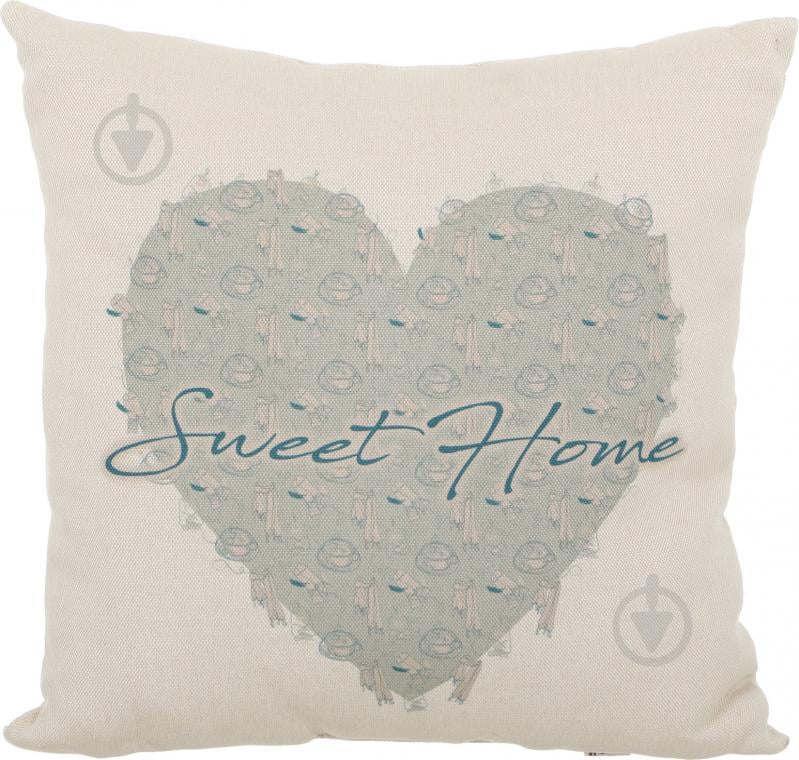 Подушка декоративная Sweet Home 45x45 см бежевый Selena - фото 1