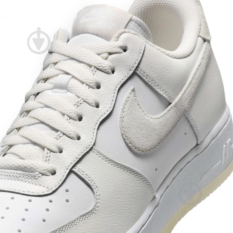 Кросівки чоловічі демісезонні Nike AIR FORCE 1 07 LV8 FN5832-100 р.45 білі - фото 6