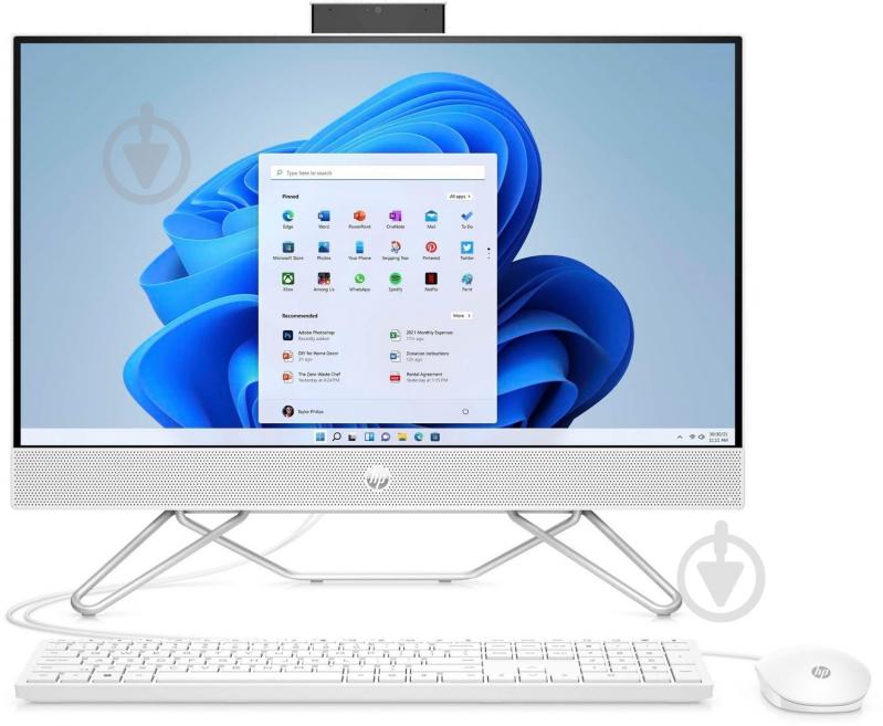 Моноблок HP All-in-One 23,8 (689Z6EA) white - фото 4