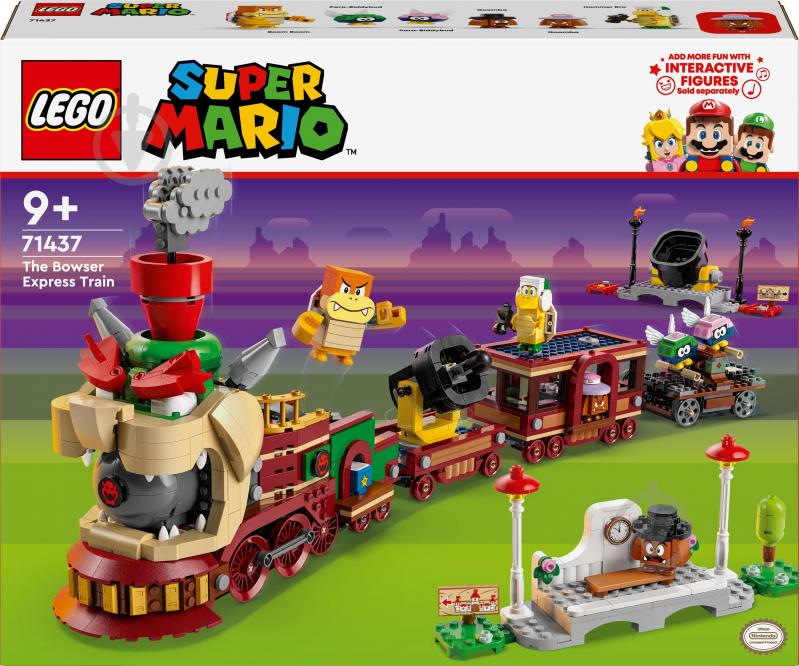 Конструктор LEGO Super Mario Швидкий потяг Боузера 71437 - фото 1