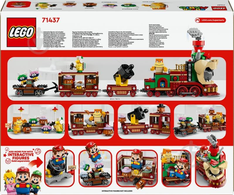 Конструктор LEGO Super Mario Швидкий потяг Боузера 71437 - фото 2