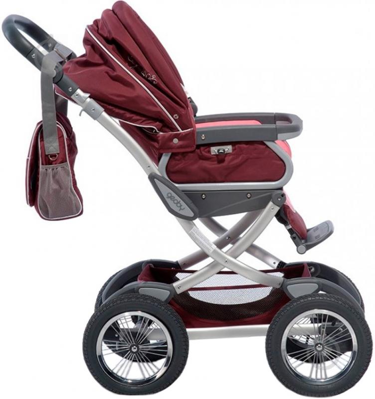 Коляска универсальная 2 в 1 Geoby BABY C706 CHR 5512 - фото 5