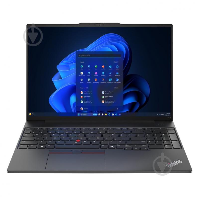 Ноутбук Lenovo ThinkPad E16 Gen 2 16" (21M5001TRA) black - фото 1