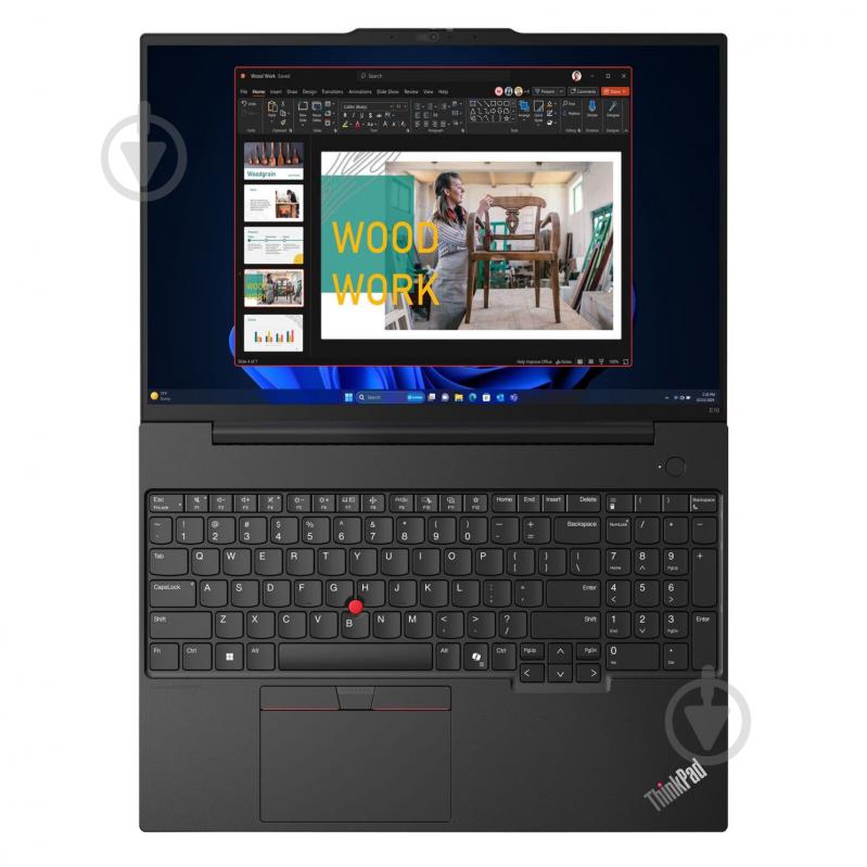 Ноутбук Lenovo ThinkPad E16 Gen 2 16" (21M5001TRA) black - фото 4
