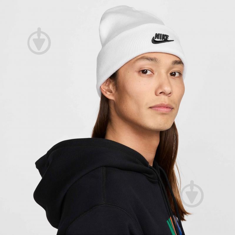 Шапка Nike U NK PEAK BEANIE TC FUT F24 L HF0186-100 р. os белый - фото 3