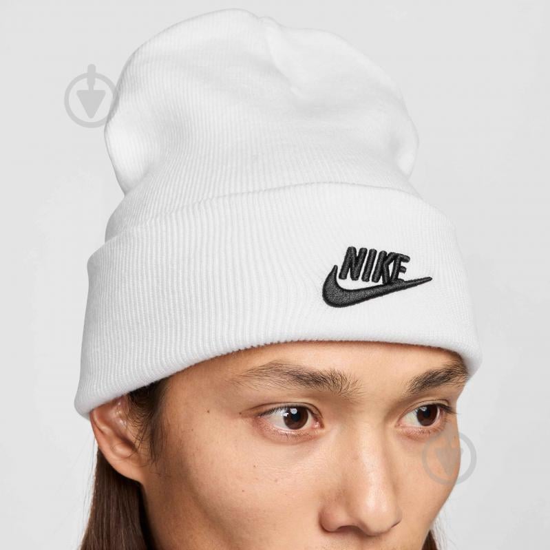 Шапка Nike U NK PEAK BEANIE TC FUT F24 L HF0186-100 р. os белый - фото 4