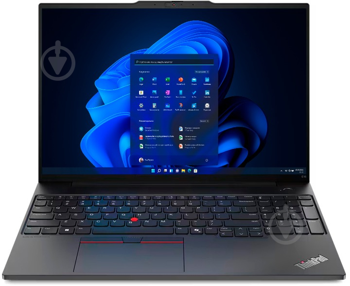 Ноутбук Lenovo ThinkPad E16 Gen 2 16" (21M5002FRA) black - фото 1