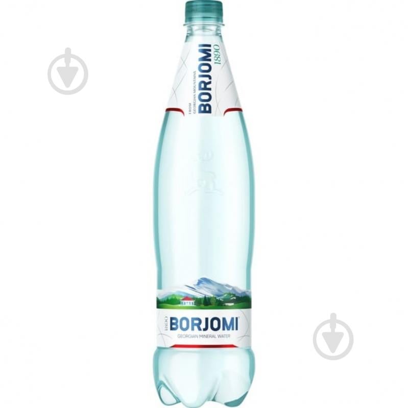 Вода Borjomi сильногазована мінеральна лікувально-столова 1 л - фото 1