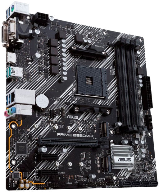 Материнська плата Asus PRIME B550M-K (Socket AM4, AMD B550, mirco ATX) - фото 3