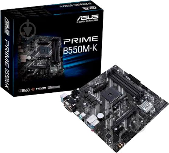 Материнська плата Asus PRIME B550M-K (Socket AM4, AMD B550, mirco ATX) - фото 5