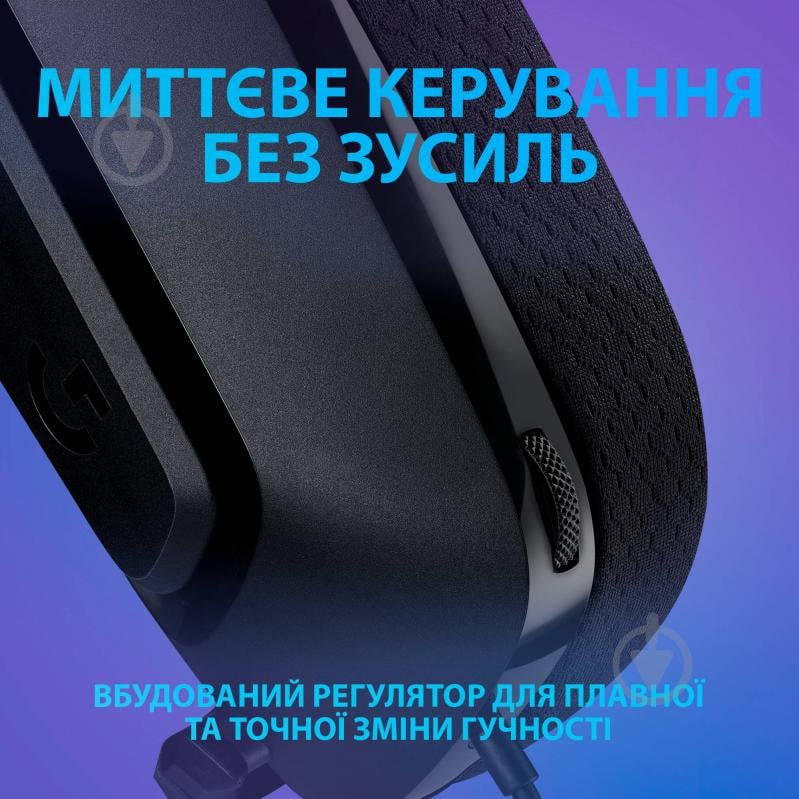 Гарнитура игровая Logitech G335 Wired Gaming Headset black (981-000978) - фото 7