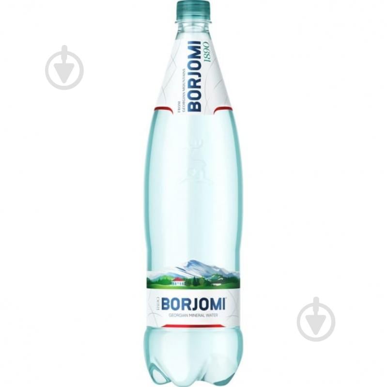 Вода Borjomi сильногазована мінеральна лікувально-столова 1,25 л - фото 1