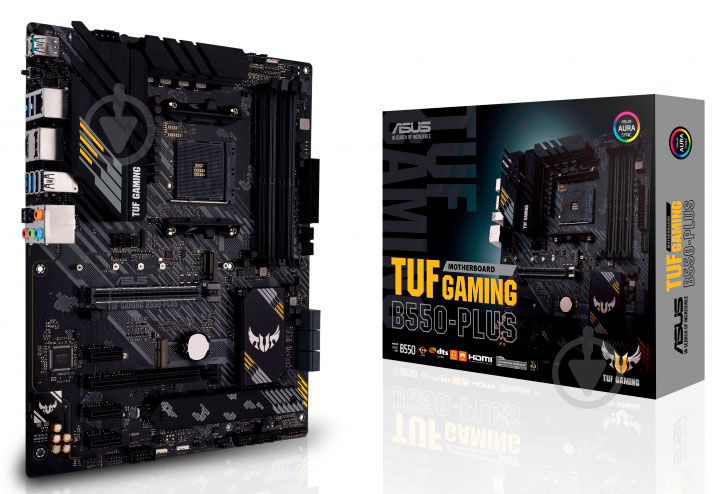 Материнська плата Asus TUF GAMING B550-PLUS (Socket AM4, AMD B550, ATX) - фото 4