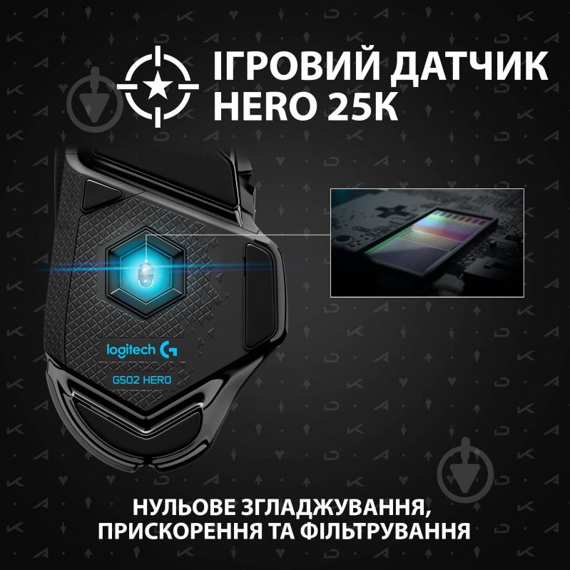 Мышь Logitech G502 HERO K/DA High Performance Gaming Mouse white (910-006097) - фото 4