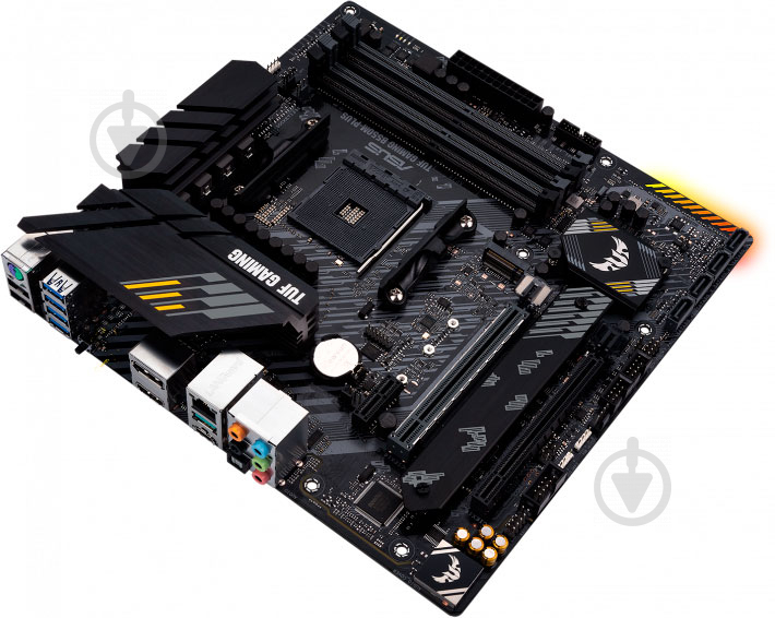 Материнська плата Asus TUF GAMING B550M-PLUS (Socket AM4, AMD B550, mirco ATX) - фото 3