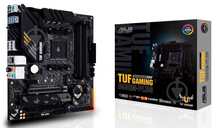 Материнська плата Asus TUF GAMING B550M-PLUS (Socket AM4, AMD B550, mirco ATX) - фото 5