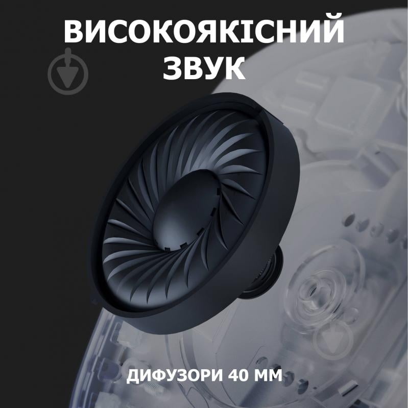 Гарнитура игровая Logitech G435 Lightspeed Wireless Gaming Headset white (981-001074) - фото 3