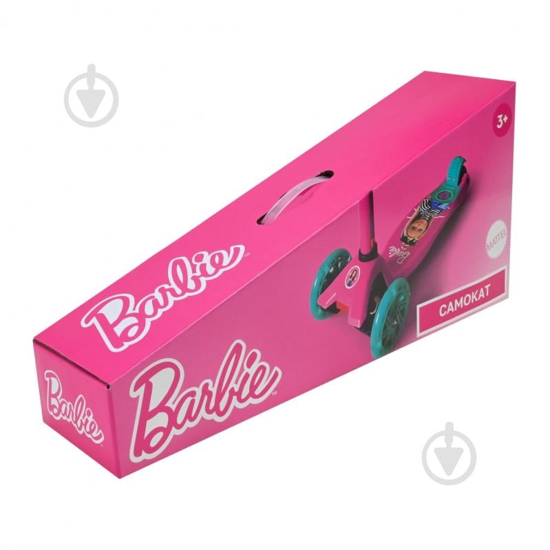 Самокат Barbie трехколесный ярко-розовый BH2616 - фото 10