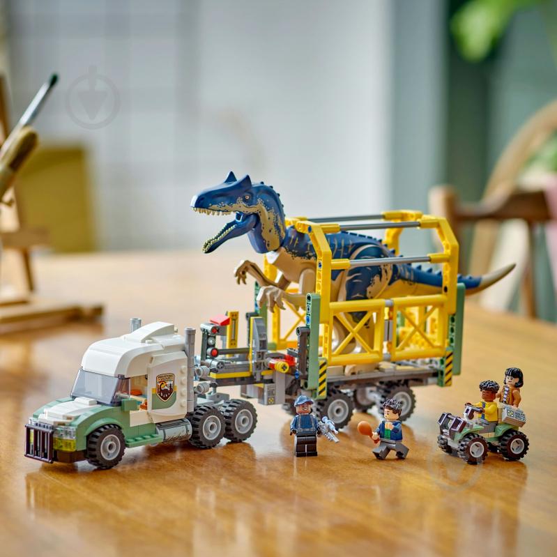 Конструктор LEGO Jurassic World Миссии динозавров: Грузовик для перевозки аллозавра 76966 - фото 6