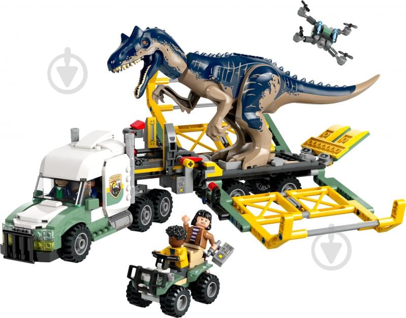 Конструктор LEGO Jurassic World Миссии динозавров: Грузовик для перевозки аллозавра 76966 - фото 3