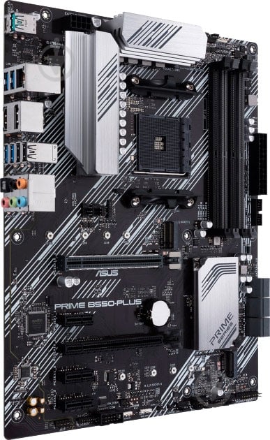 Материнська плата Asus PRIME B550-PLUS (Socket AM4, AMD B550, ATX) - фото 2 Материнська плата Asus PRIME B550-PLUS (Socket AM4, AMD B550, ATX) - фото 2