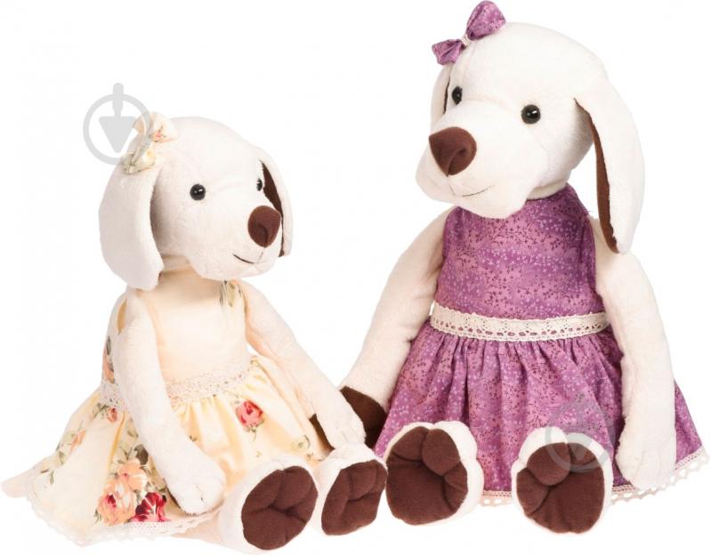 Мягкая игрушка Soft toy собачка 31 см разноцветный - фото 3