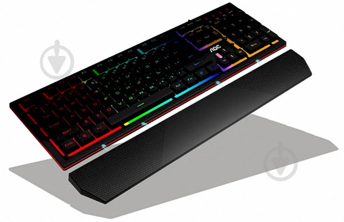 Клавіатура ігрова AOC GK200 Gaming Rainbow LED USB black (GK200D32R) - фото 5