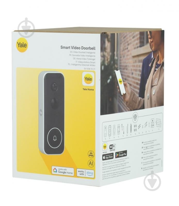 Видеоглазок YALE для двери умный с Wi-Fi (SV-VDB-1A-W) - фото 8 Видеоглазок YALE для двери умный с Wi-Fi (SV-VDB-1A-W) - фото 8