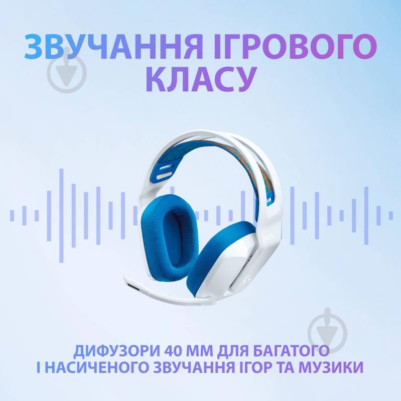 Гарнитура игровая Logitech G335 Wired Gaming Headset white (981-001018) - фото 10