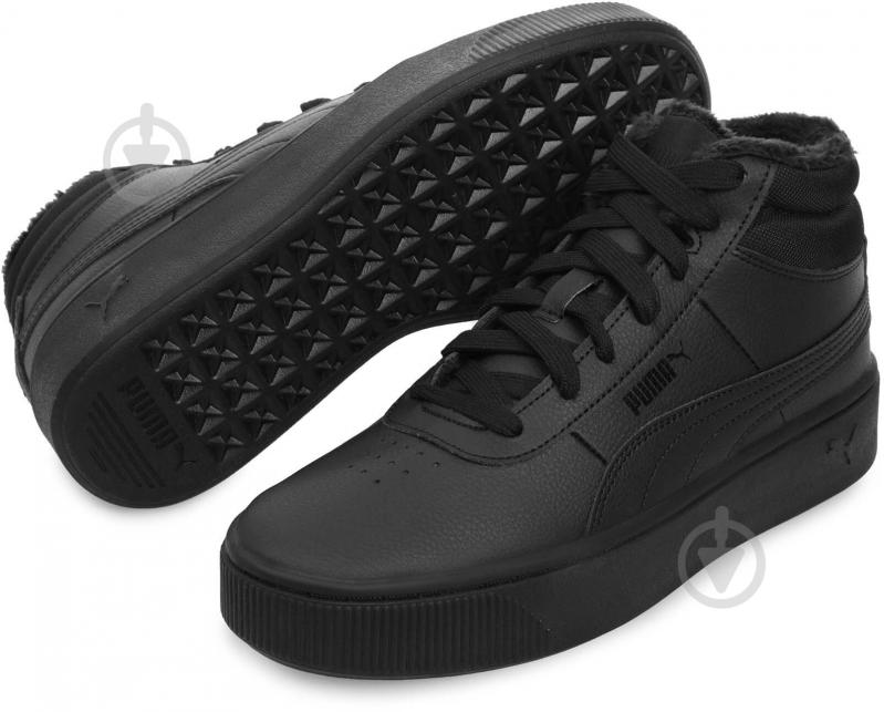 Черевики Puma VIKKY STACKED MID WTR PUMA BLACK-PUMA BL 37220501 р.38,5 чорний - фото 4