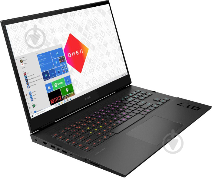 Ноутбук HP OMEN 17-ck2002ua 17,3" (8A803EA) shadow black - фото 2