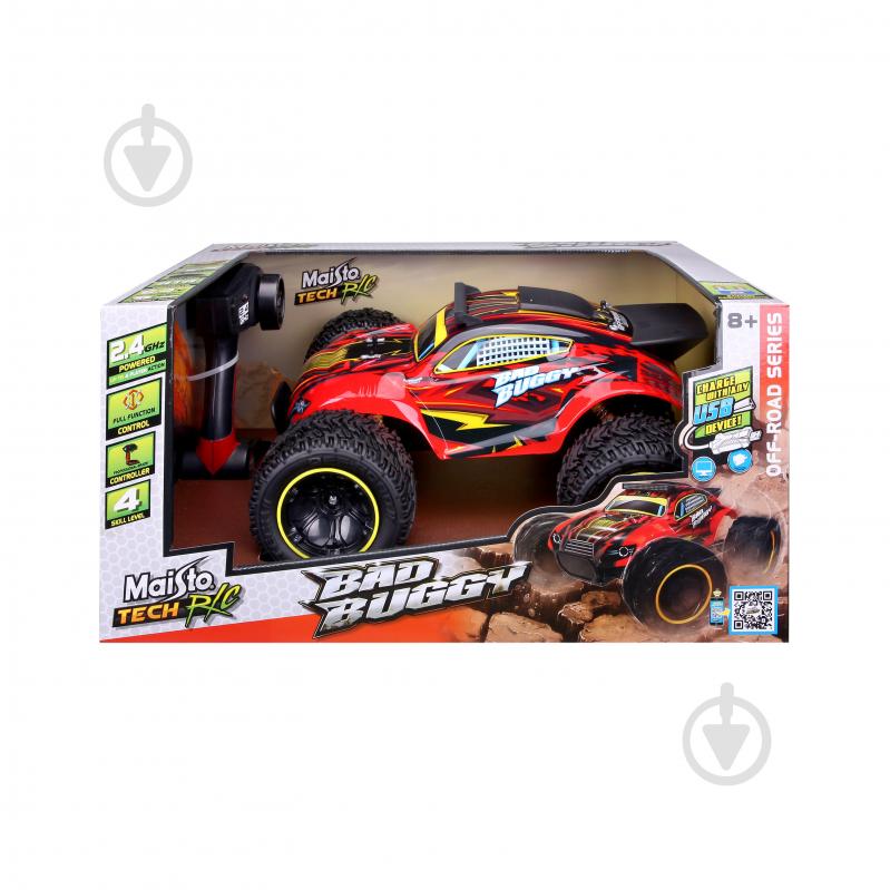 Машинка на р/у Maisto Bad Buggy 81464 red - фото 4