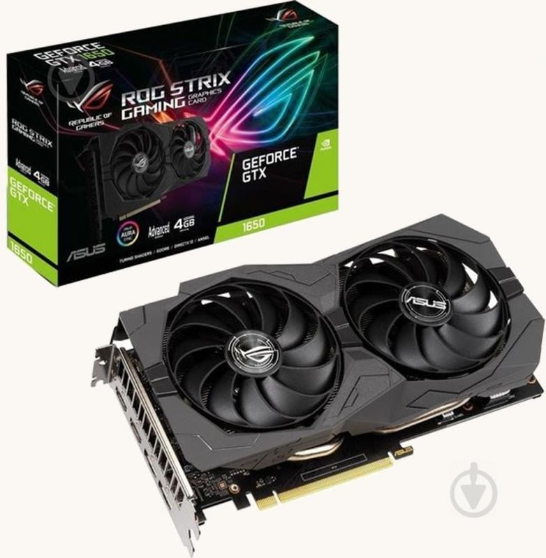 Видеокарта Asus GeForce GTX 1650 4GB GDDR6 128bit (ROG-STRIX-GTX1650-A4GD6-GAMING) - фото 2