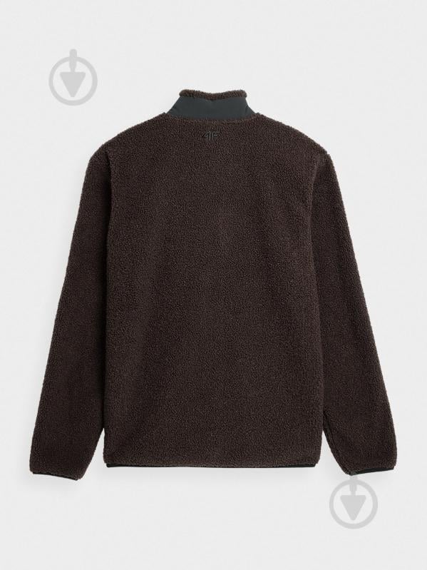 Джемпер 4F FLEECE M116 4FAW23TFLEM116-80S р.XL коричневий - фото 5