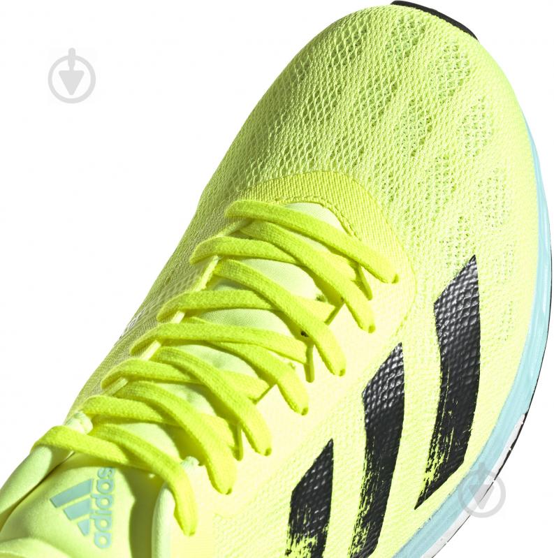 Кроссовки мужские летние Adidas ADIZERO BOSTON 9 H68740 р.41 1/3 салатовые - фото 5