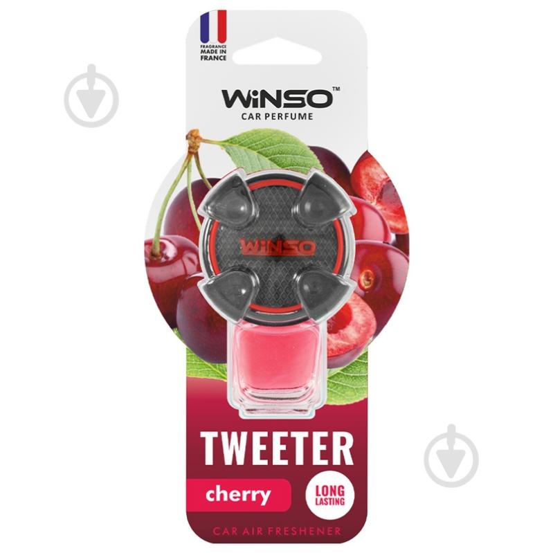 Ароматизатор на дефлектор WINSO Tweeter Cherry 530820 8 мл - фото 1 Ароматизатор на дефлектор WINSO Tweeter Cherry 530820 8 мл - фото 1
