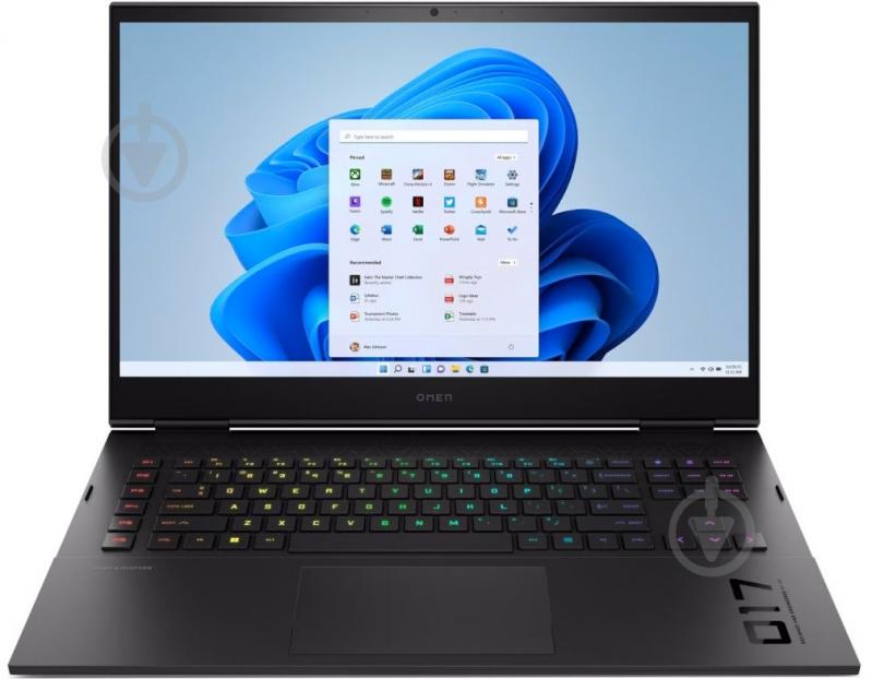 Ноутбук HP OMEN 17-ck2010ua 17,3" (8A807EA) black - фото 1