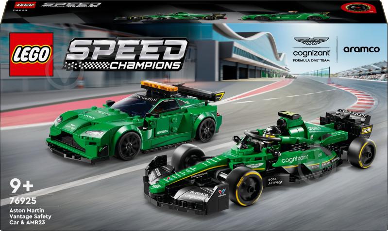 Конструктор LEGO Speed Champions Сейфти-кар Aston Martin и AMR23 76925 - фото 1