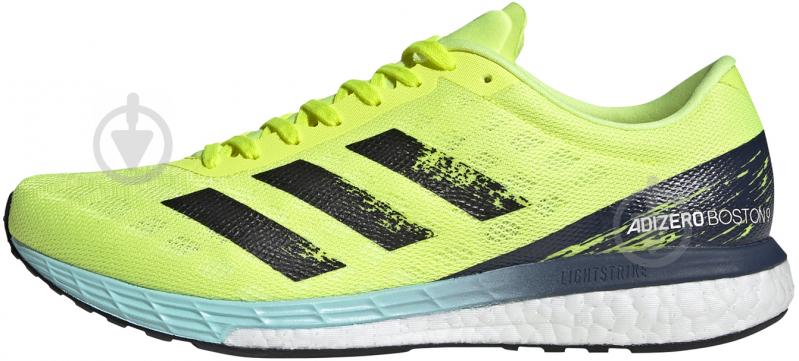 Кросівки чоловічі літні Adidas ADIZERO BOSTON 9 H68740 р.42 салатові - фото 3