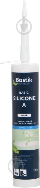 Герметик силіконовий Bostik універсальний Basic Silicone A білий 280 мл - фото 2